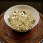 道人 - 蟹味噌の友和え　飯蒸し