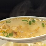 七席中華 コバコ - この綺麗なスープが、より海老色、海老味に染まる