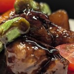 七席中華 コバコ - 今日は柿も入っていた。私は外れたけど、絶対美味しいよね