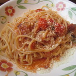 Saizeriya - 彩り野菜のトマトスパゲティ