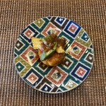 今石飯店 涼華 - 海老のチリソース。大ぶりな海老はプリプリです。