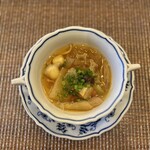 今石飯店 涼華 - 蒸しスープ。