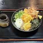 信玄 - 鶏天おろしそば大盛 税込935円+税込110円（R6.11時点）