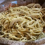 又八庵そば処 - 緑色映える秋の新蕎麦(大野在来種) 微粉十割