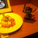 デニーズ - シャインマスカットのちょこっとパルフェ ＆ キャラメルハニーパンケーキ ＆ モーニングドリンクバー