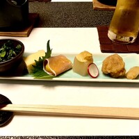 先斗町 四季 よし菜 - 前菜　五種盛り合わせ