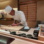 鮨みなと - 蝦夷あわびを