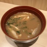 大漁ずし - みそ汁（あら汁）