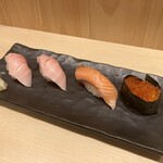 大漁ずし - 大トロ、サーモン、いくら