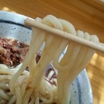 三里うどん本舗 - やや細の麺