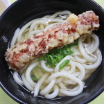 あかね製麺 - かけ300円＋ちくわ天140円