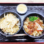 三河屋 - カツ丼セット