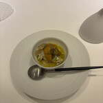 アミラル - 雲丹　渡り蟹　蕪のババロア