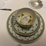 アミラル - 地元産きのこのポタージュ