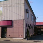 木古内 - 右側が駐車場