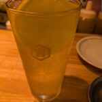 居酒屋 ヨーテル - 青酎なかったので焼酎ハイボールで。