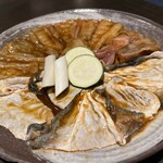 焼ふぐ夢鉄砲 - 焼ふぐ盛り合わせ(たれ)