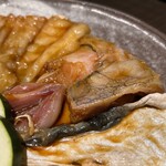 焼ふぐ夢鉄砲 - 焼ふぐ盛り合わせ(たれ) アップ2