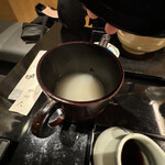 日本ばし やぶ久 - とろみのある蕎麦湯