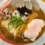 RAMEN MEIKIRA - ボルボロス1150円+黒はんぺん150円