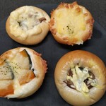 パン工房 麦の里 - きのこグラタン・エッグベーコンチーズ・パンプキングラタン・ビーフシチュー