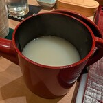 鮨みなと - 蕎麦湯