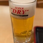 香楽 - 生ビール￥650