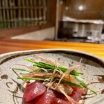 割烹 三長 - 鰹刺し