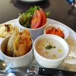 ラ ココット - ｽｰﾌﾟと付け合わせ料理