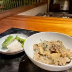 割烹 三長 - 牡蠣 舞茸 土鍋ご飯