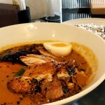 札幌スープカレー専門店 エスパーイトウ - エスパーパリチキ(￥1470)、エスパー10番、雑穀米120g。