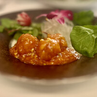 赤坂 桃の木 - オマール海老の四川チリソース