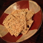 和食　貴山 - たたみいわし。２０１４年５月