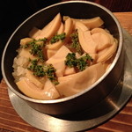 和食　貴山 - 〆の釜飯「筍」赤だしと香の物付き２０１４年５月