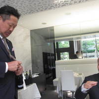クイントカント - 藤巻マネージャーと今城オーナー｡プロのワイン談義に入って行けませんねん(涙)