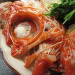 貴馳走坊 あ・うん - 金目鯛の酒蒸しアップ