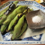 貴馳走坊 あ・うん - そら豆の炭火焼き