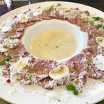 ピッツエリアバール　CACTUS　D'ORO - ・牛タンポルチーニクリームフォンジュ