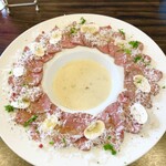 ピッツエリアバール　CACTUS　D'ORO - ・牛タンポルチーニクリームフォンジュ