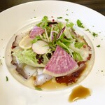 ピッツエリアバール　CACTUS　D'ORO - ・真タコのカルパッチョ