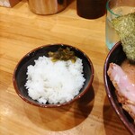 横浜ラーメン 北村家 - 半ライス♪