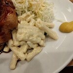 大阪トンテキ - マカロニサラダ 美味しかった