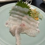 すし正 - 平目薄造り（天然）