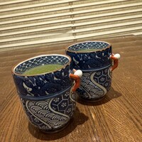 新宿 うなぎ菊川 - 湯呑みがカワイイ！！