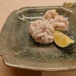 鮨 陸 - 鱈白子の白焼き
