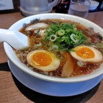 来来亭 - 味玉ラーメン　（背脂少・一味抜き）