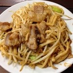 橋野食堂 - ホルモンうどん・１玉・ピリ辛(790円)