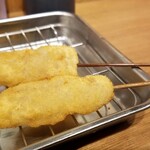 串かつ でんがな - 追加牛串。