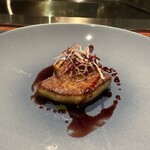 あざみ野うかい亭 - サツマイモとフォアグラ