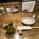 かつ吉 - 卓上。